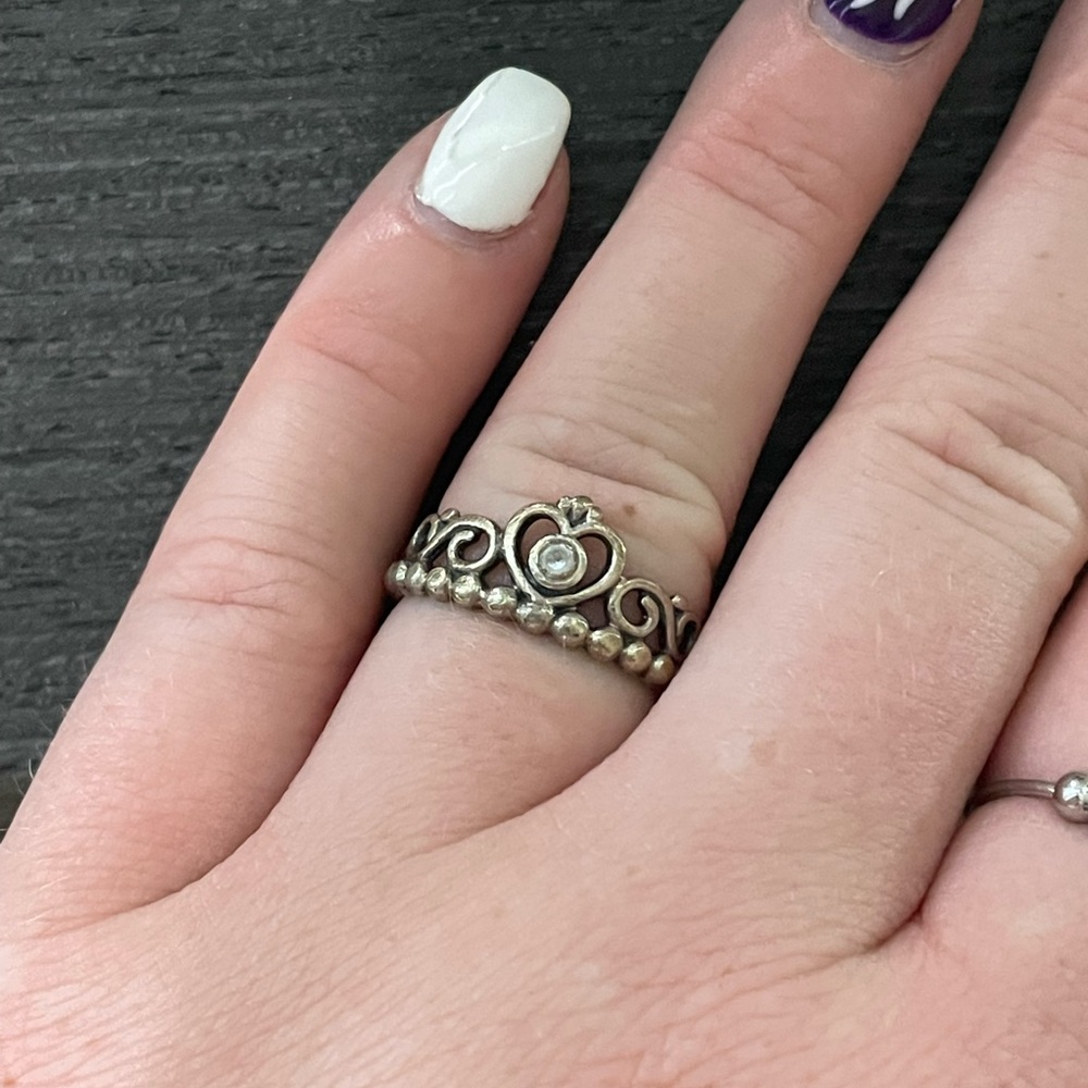 Princess Tiara Crown Ring Pandora